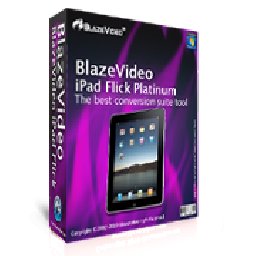 BlazeVideo iPad Flick Platinum 45% 折扣 代码