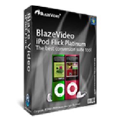 BlazeVideo iPod Flick Platinum 46% 折扣 代码