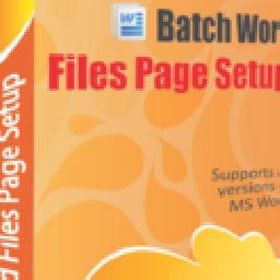 Batch Word Files Page Setup 10% 折扣 代码