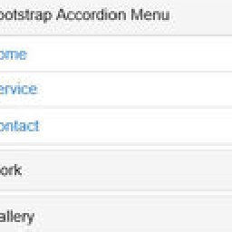 Bootstrap Accordion Menu Extension WYSIWYG Web Builder 40% 折扣 代码