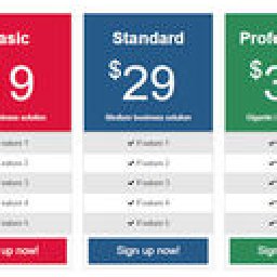 Pricing Tables Extension WYSIWYG Web Builder 40% 折扣 代码