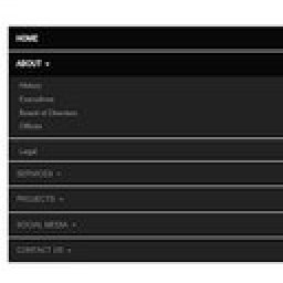 Responsive Sidebar Menu Extension WYSIWYG Web Builder