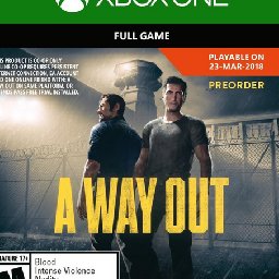 A Way Out Xbox One 60% 折扣 代码