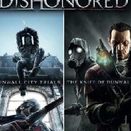 Dishonored PC DLC Double Pack Dunwall City Trials and The Knife of Dunwall 59% 折扣 代码