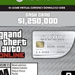 GTA V Great White Shark Cash Card