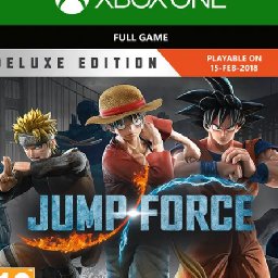 Jump Force Deluxe Edition Xbox One 16% 折扣 代码