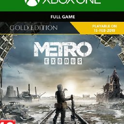 Metro Exodus Gold Xbox One 15% 折扣 代码