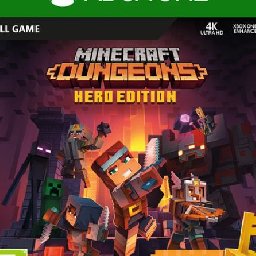 Minecraft Dungeons Hero Edition Xbox One 16% 折扣 代码