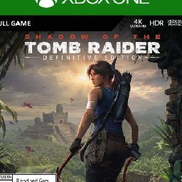 Shadow of the Tomb Raider Definitive Edition Xbox One 77% 折扣 代码