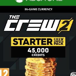 The Crew Starter Crew Credits Pack Xbox One 18% 折扣 代码