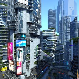 3PlaneSoft Futuristic City 3D Screensaver