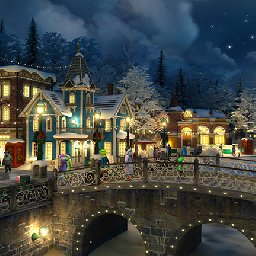 3PlaneSoft Snow Village 3D Screensaver