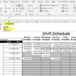 Shift Scheduler Spreadsheet 20% 折扣 代码